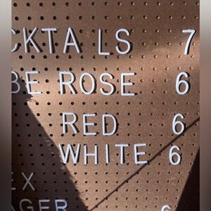 Misc marquee peg board letters and numbers white message board